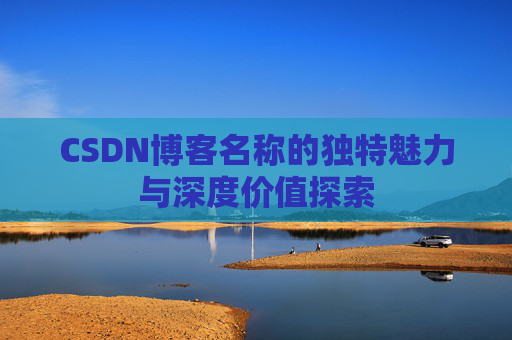 CSDN博客名称的独特魅力与深度价值探索